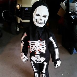 Costume, 4 piece, skeleton
